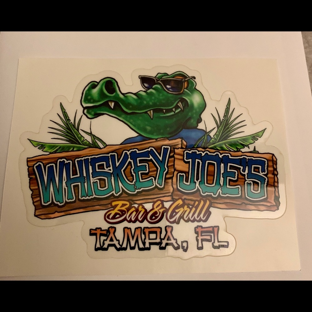 Whiskey Joe’s Bar and Grill Sticker Tampa, FL